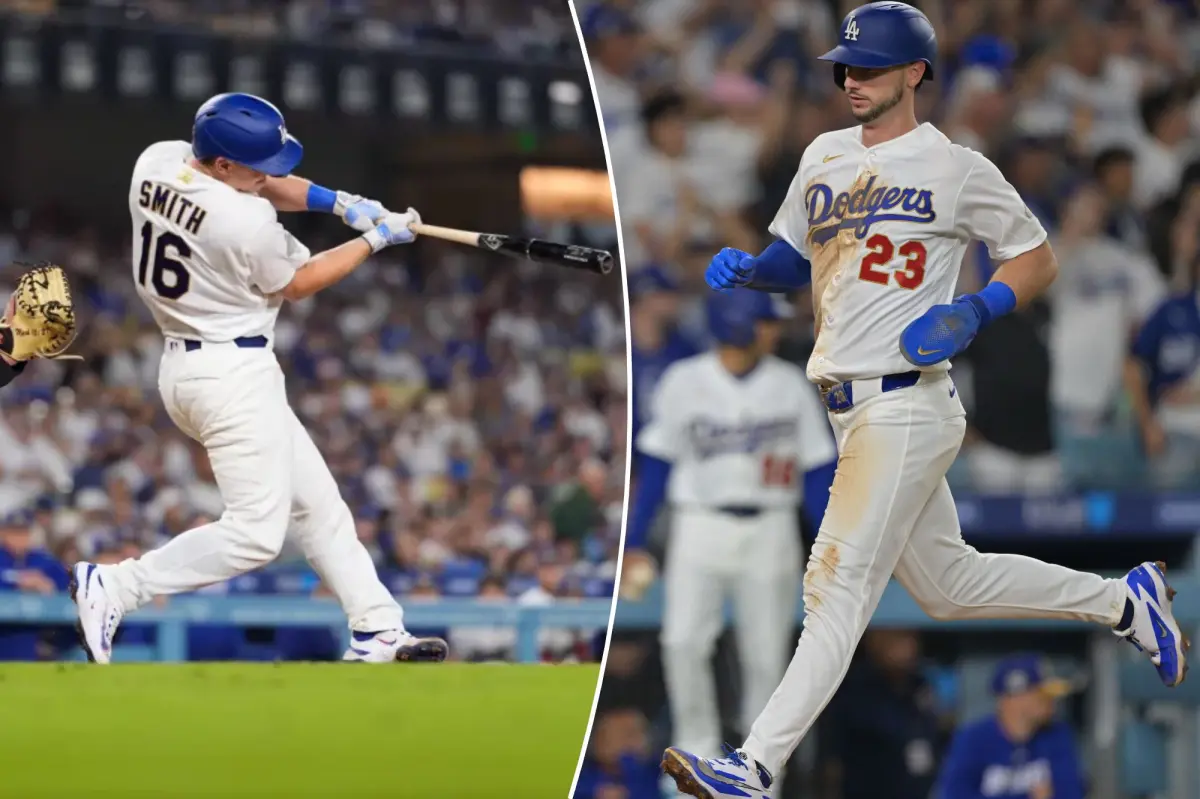 Will Smith's late home run carries Dodgers to a season-opening victory.