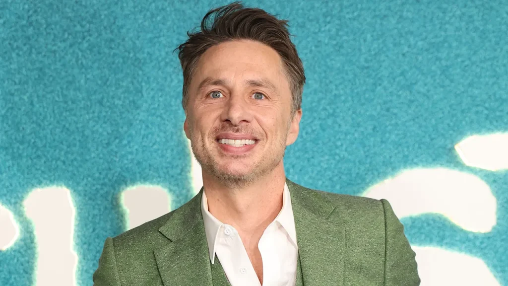 Zach Braff refutes claims of a relationship with an AI chatbot following rumors from a popular podcast
