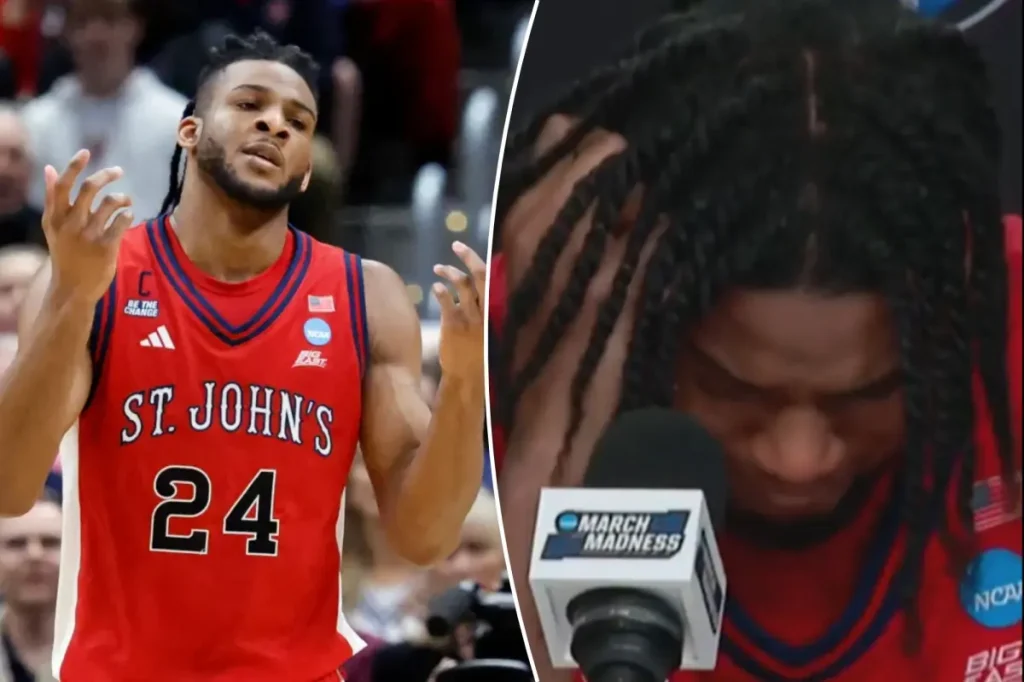 Zuby Ejiofor reflects on the tough loss of St. John's to Duke in the Sweet 16