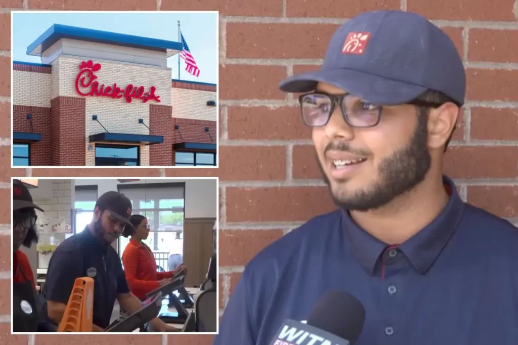 18-year-old Chick-fil-A employee in North Carolina discovers $10,000 in restroom and gives it back.
