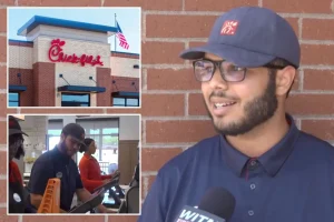 18-year-old Chick-fil-A employee in North Carolina discovers $10,000 in restroom and gives it back.