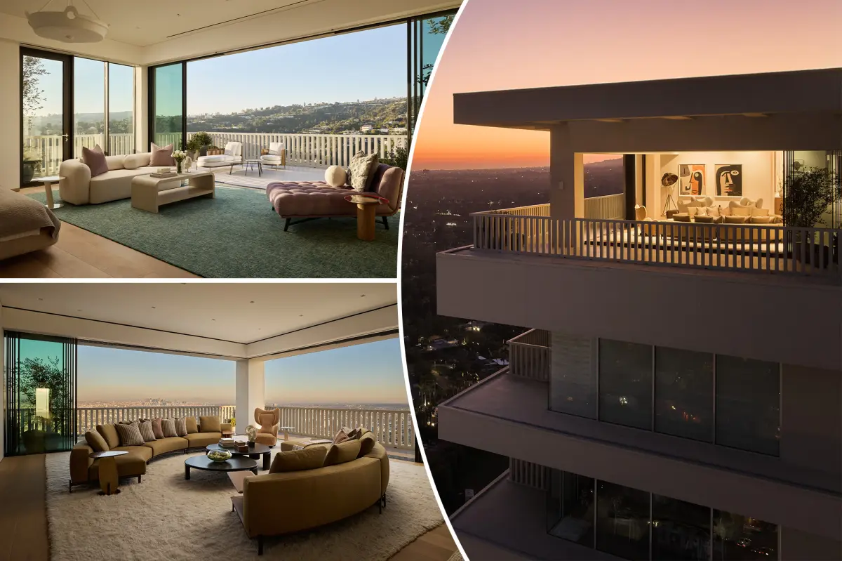 $39.5M penthouse in Los Angeles seeks to set a city sales record
