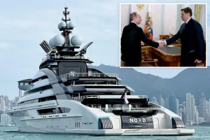 $500M superyacht belonging to Russia's wealthiest individual sails through the Strait of Hormuz