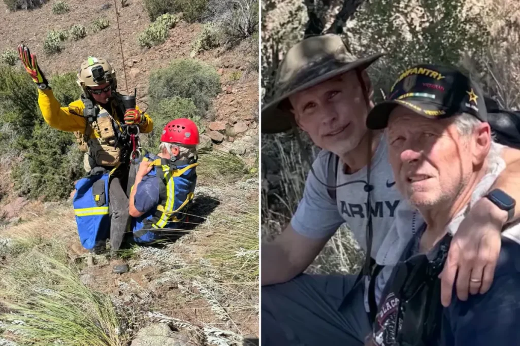 76-year-old Vietnam veteran remembers the terrifying five days he spent lost in the Arizona wilderness before being saved by his sons