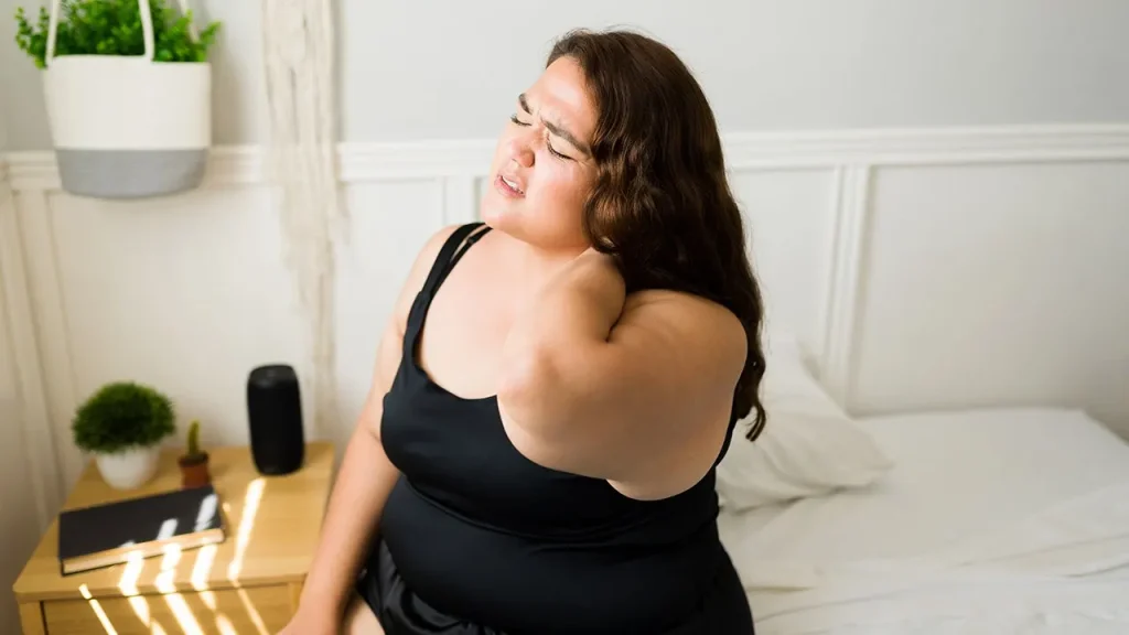 A 'buffalo hump' at the back of the neck could indicate serious health problems, experts say