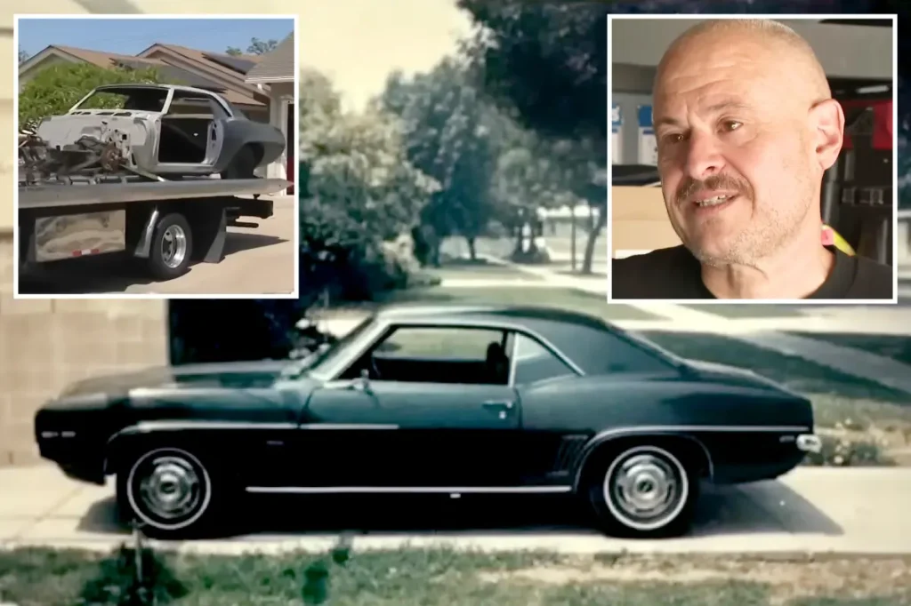 A man's emotional reunion with his stolen 1969 Camaro in Southern California recorded on video
