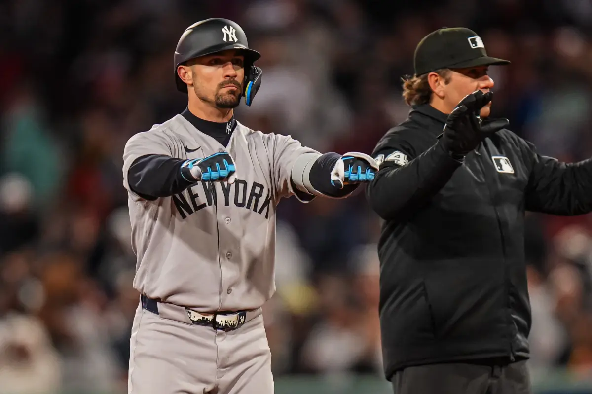 Aaron Boone explains the tough choice to designate Randal Grichuk for assignment