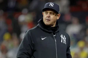 Aaron Boone from the Yankees comments on the Red Sox letting go of Alex Cora.