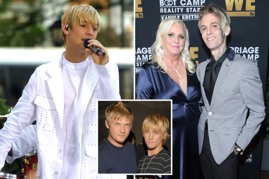 Aaron Carter's mother starts a GoFundMe for him on the Hollywood Walk of Fame