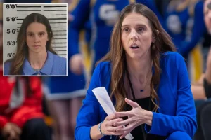 Alabama high school basketball coach Paige Adams reportedly asked her victim to share explicit sexual content shortly before resigning, according to court documents.
