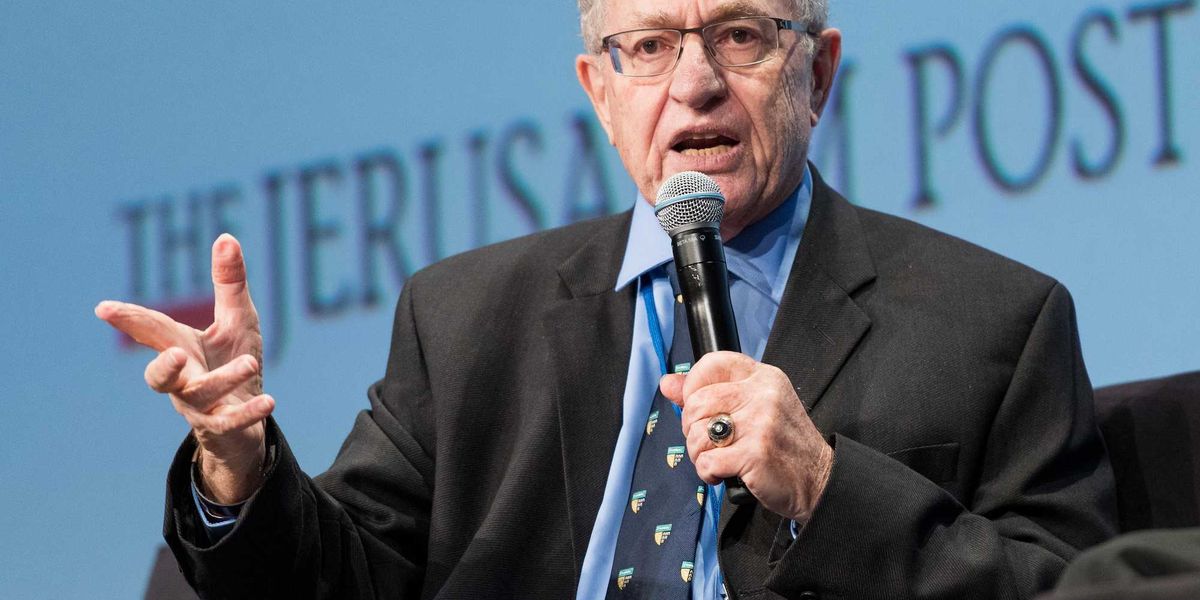 Alan Dershowitz has chosen to take the plunge and change parties for this specific reason.