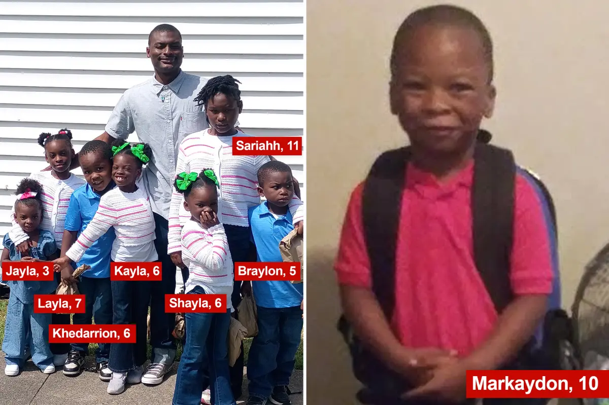 All the children in this image were brutally killed by their disturbed father.