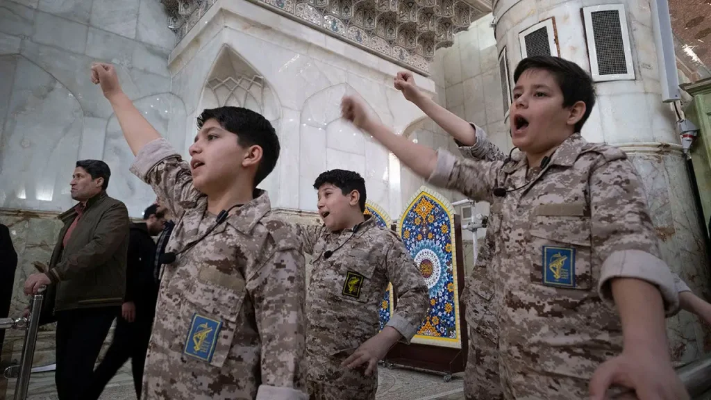 Amnesty International describes Iran's enlistment of children into the IRGC as a violation of war laws.
