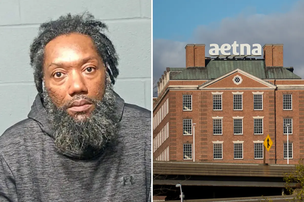 Armed individual confronted by security after entering Aetna's Connecticut office