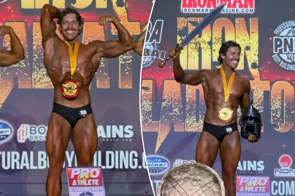 Arnold Schwarzenegger's son is rising as a bodybuilding star