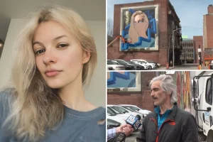 Artist upset after tribute for slain Iryna Zarutska is removed due to backlash.
