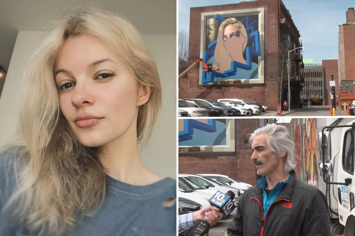 Artist upset after tribute for slain Iryna Zarutska is removed due to backlash.