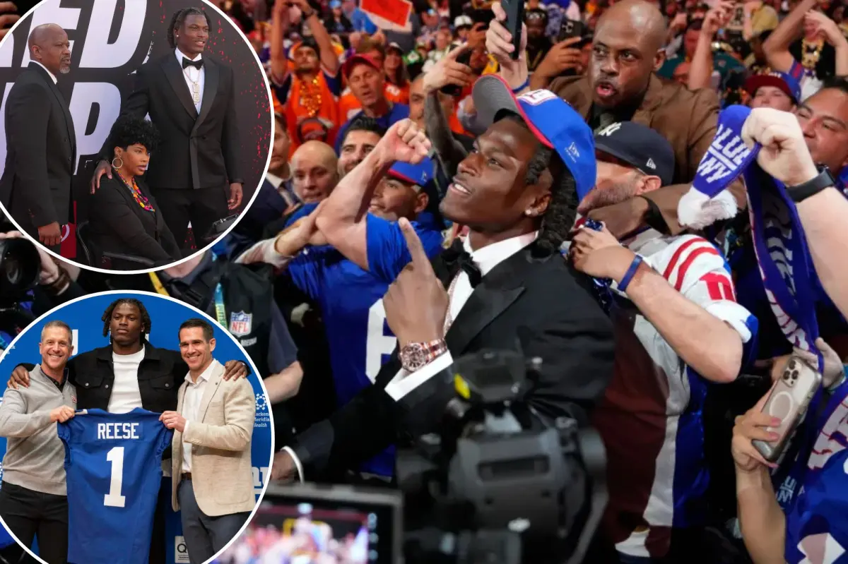 Arvell Reese, the Giants' first pick, reflects on the moment that changed his life before becoming a football star