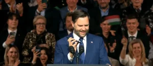 Audience Cheers as JD Vance Connects with Trump via Speakerphone in Hungary
