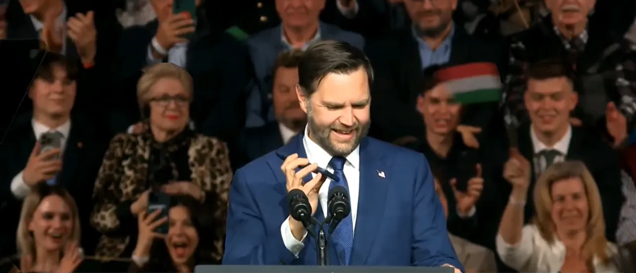 Audience Cheers as JD Vance Connects with Trump via Speakerphone in Hungary