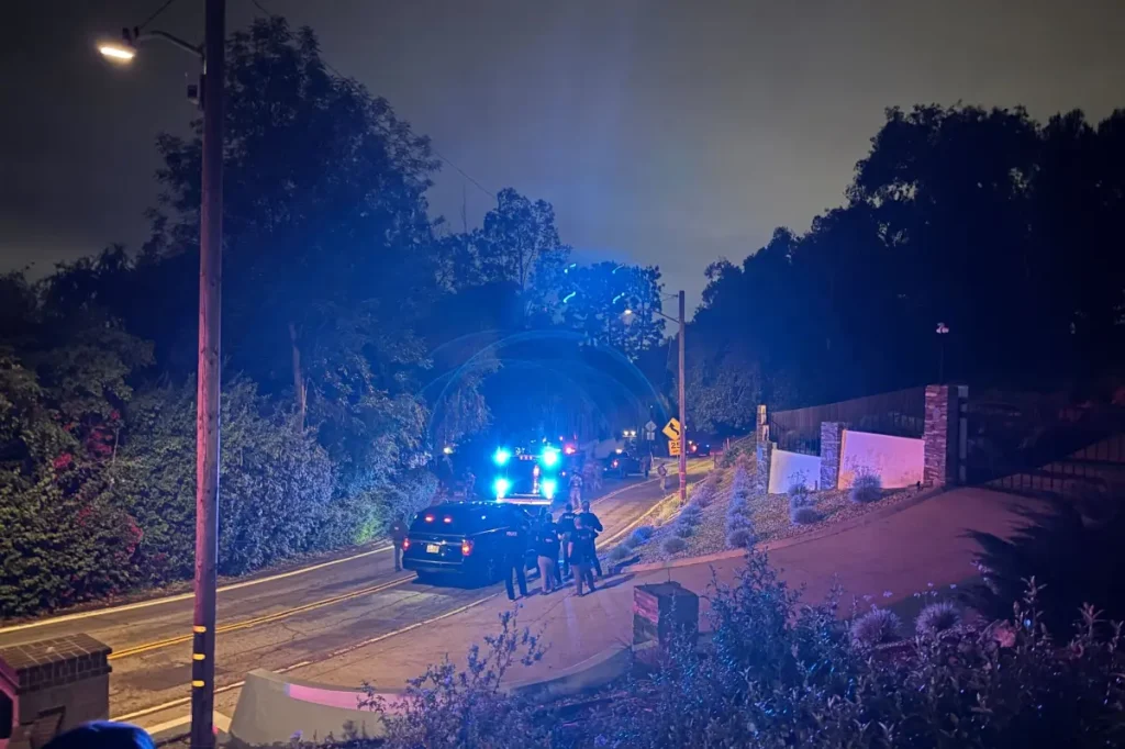 Authorities carry out a surprising early morning raid on a hospice for fraud.