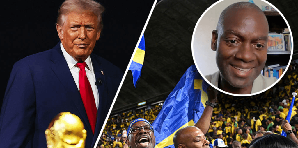 Belief, a 'sacred journey,' and Trump will make for an unforgettable World Cup, says the soccer president of the island nation.