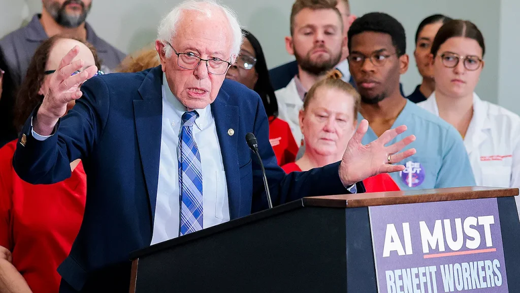 Bernie Sanders will speak with CCP officials at the Capitol Hill AI panel.
