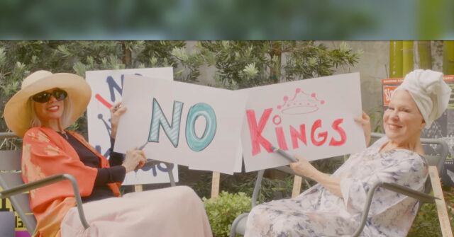 Bette Midler Launches Anti-Trump Music Video for 'All You Fascists' with Clips from 'No Kings' Rally