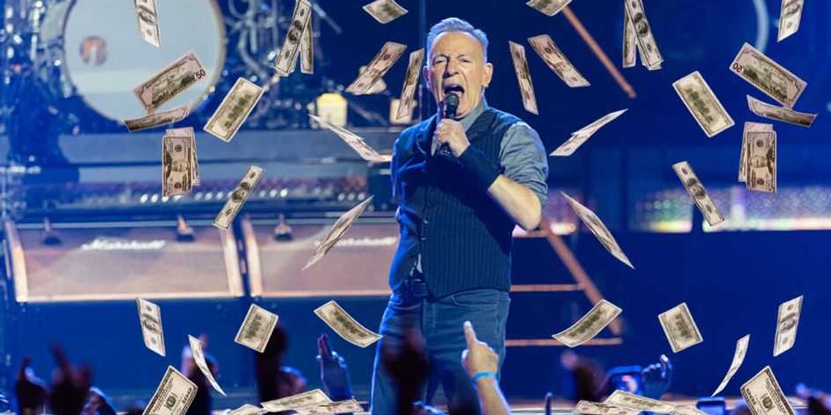 Billionaire Bruce criticizes 'rich men' during his recent concert speech