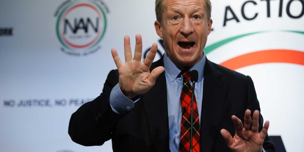 Billionaire Tom Steyer acknowledges a regrettable 'error' after stating that ICE should be 'eliminated' in the California governor's race