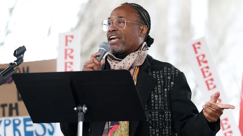 Billy Porter states that the era of 'performative wokeness' is over and job opportunities are decreasing.