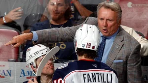 Blue Jackets coach Rick Bowness criticizes team following sixth consecutive playoff absence.
