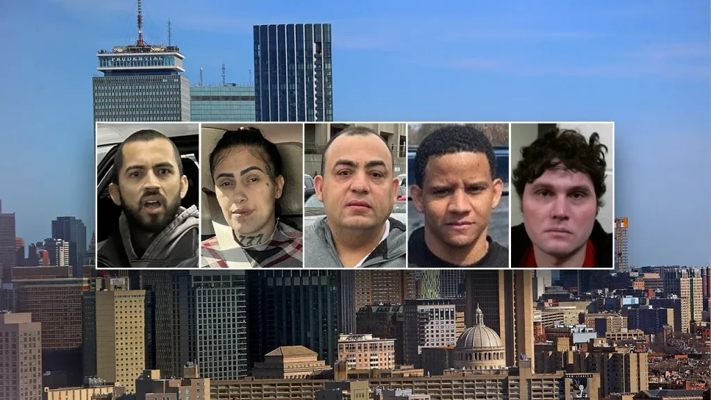 Boston police apprehend suspects in murder case involving undocumented individuals with Interpol Red Notices.