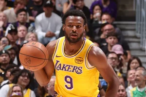 Bronny James of the Lakers takes advantage of his playing time in the NBA playoffs