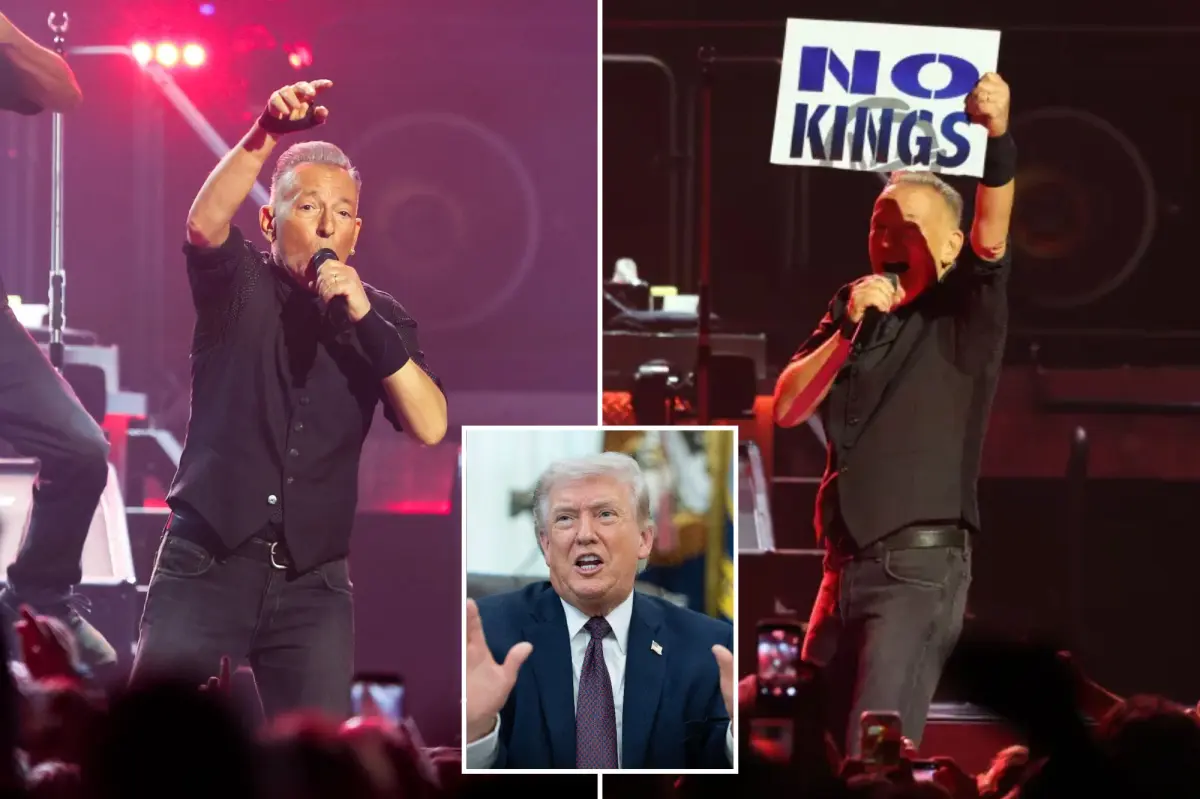 Bruce Springsteen criticizes the Trump administration as he begins the Land of Hope and Dreams Tour in Minneapolis.