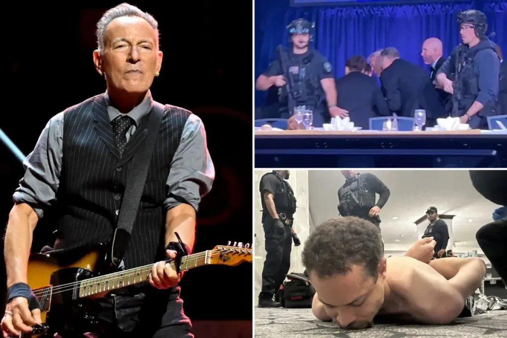 Bruce Springsteen urges audience to pray for Trump after shooting at the White House Correspondents' Dinner