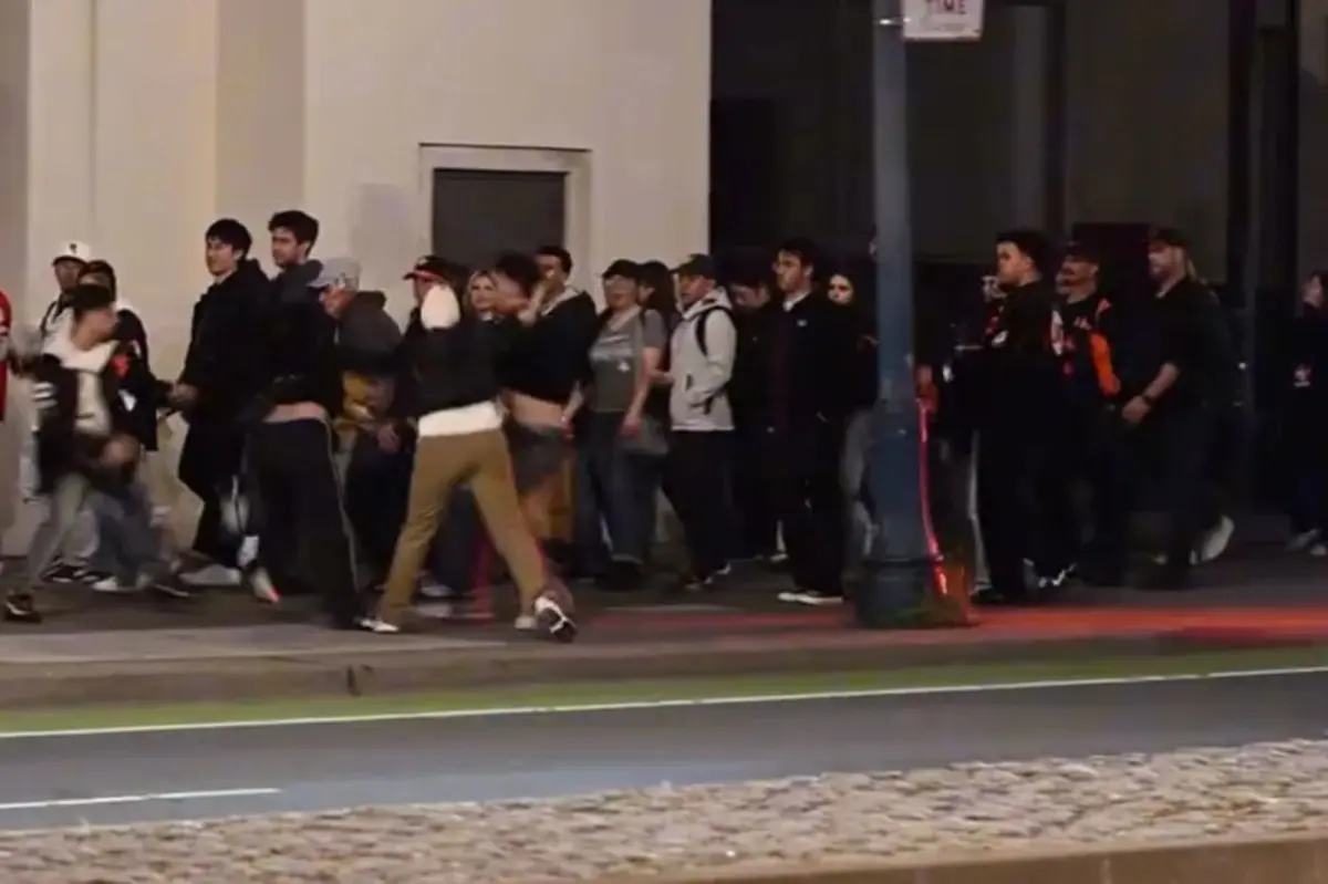 Brutal fight erupts following Giants-Dodgers game in San Francisco