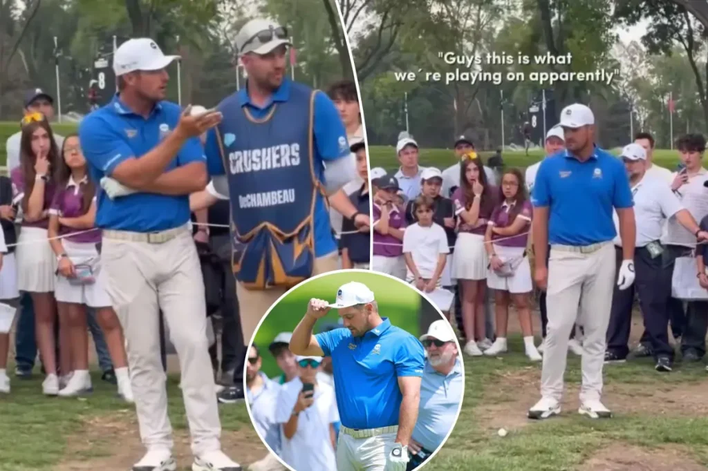 Bryson DeChambeau pushed to his limit by poor conditions at LIV Golf courses