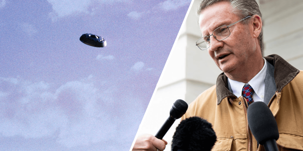 Burchett says alien technology could wipe us out in an instant.