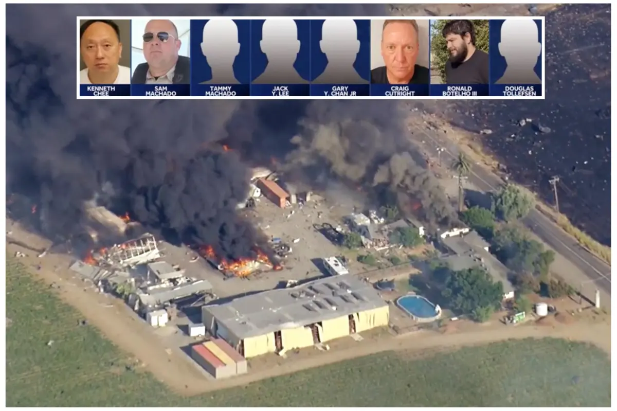 California fireworks mogul detained at Disney following deadly explosion at his illegal factory that claimed seven lives