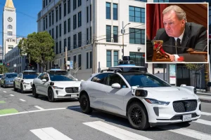 California legislation seeks to increase the number of human drivers in robotaxis such as Waymo's.