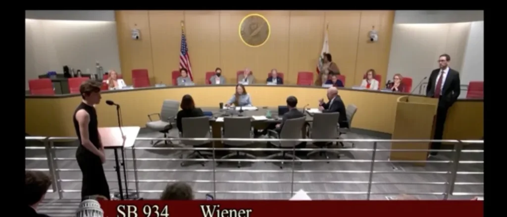 California's Most Unethical Lawmaker Remains Expressionless While Man Details the Dangers of Minor Trans Procedures