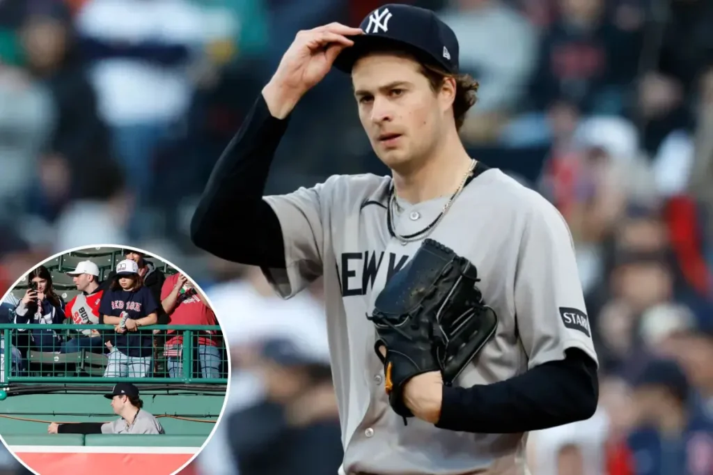 Cam Schlittler of the Yankees a little taken aback by the 'very respectful' fans of the Red Sox
