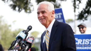 Charlie Crist, the former governor of Florida, is campaigning for mayor of St. Petersburg.