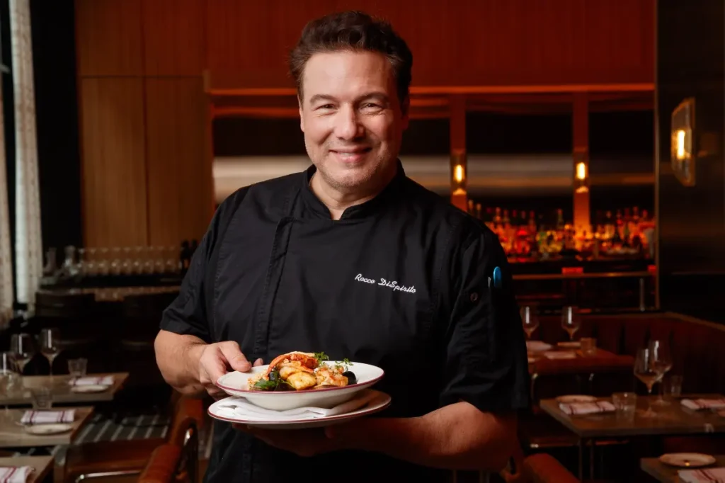 Chef Rocco DiSpirito joyfully returns to New York City
