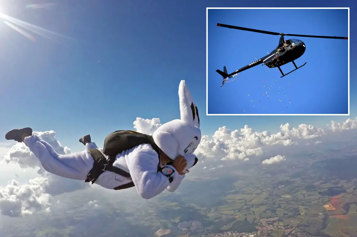 Churches enhance their Easter outreach with drones and skydiving bunnies.