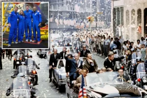 City officials call for a ticker-tape parade to honor Artemis II astronauts