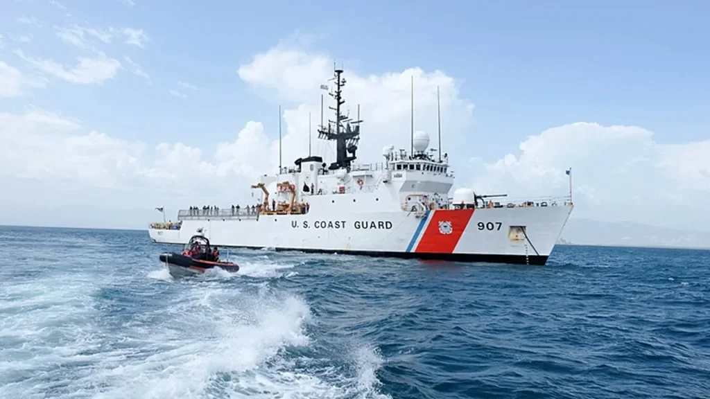 Coast Guard confiscates 4,500 pounds of cocaine valued at $34 million near Ecuador's coast