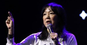 Comedian Margaret Cho claims that Trump officials have a habit of being cruel, then expresses a desire for a fierce, ruthless Democrat to take action against them.
