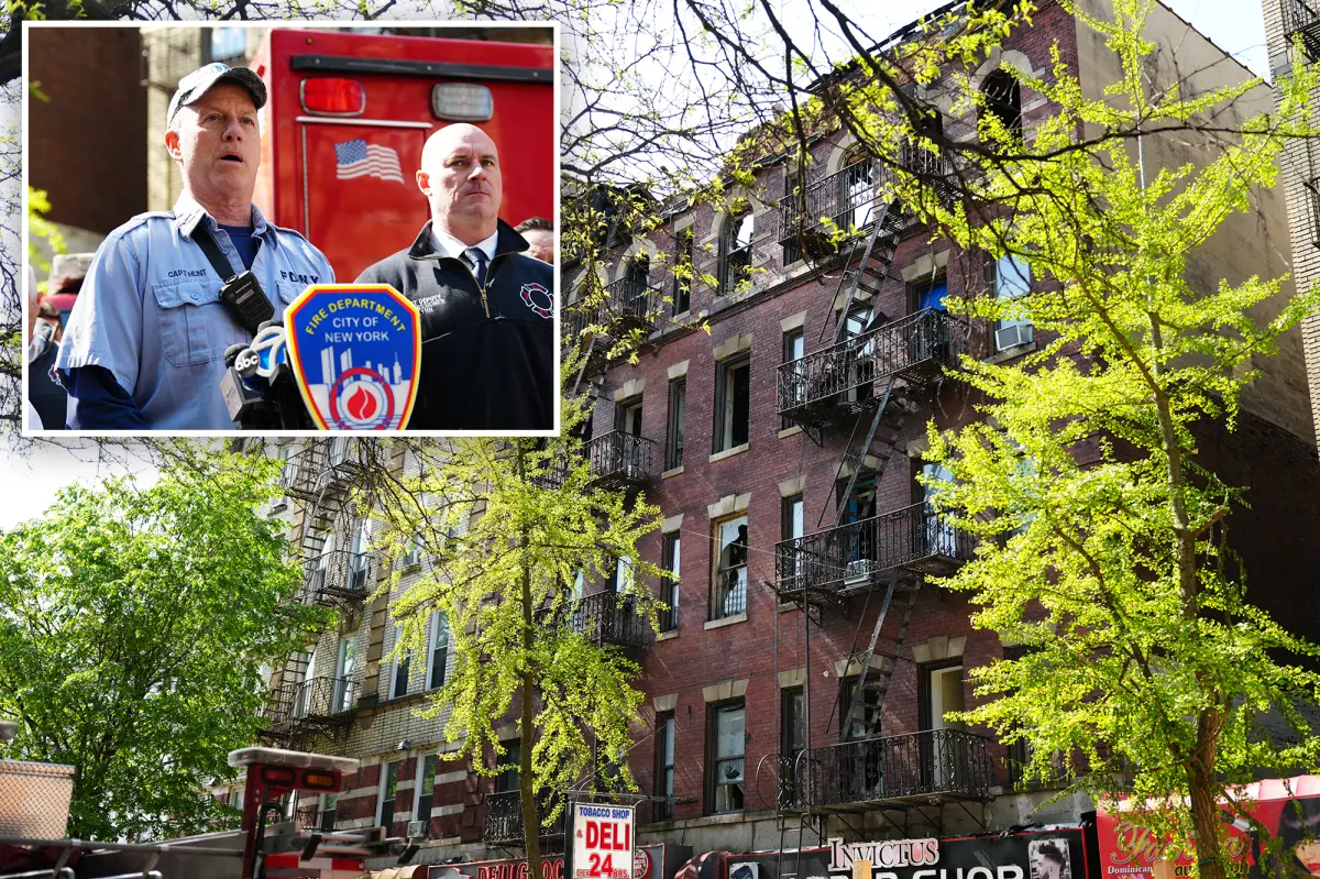 Courageous firefighters rescue Bronx man trapped with his head out of a window during apartment fire: ‘I can’t make it’